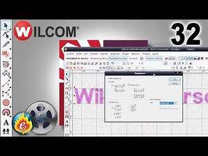32 Curso Wilcom Completo Secuencia del Texto y Simbolos