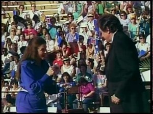 Johnny & June Cash on Billy Graham 1986