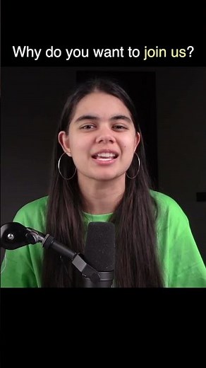 Why do you want to join us? Interview Question #7