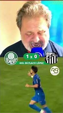 PALMEIRAS GOAL! GOAL BY FLACO LÓPEZ! PAL 1-0 SAN