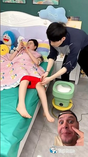 Tool Items - The washing machine is foldable, it can wash many types of clothes and underwear