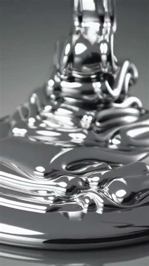 Chrome Slime Is INSANE #asmr #satisfying#SlimeEffect#shorts