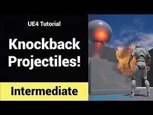 Create A Platformer Pt 5: Knockback Projectiles! UE4 Tutorial