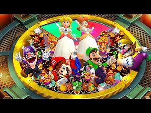 Super Mario Party Minigames - Double Princess vs All Boys Characters (Master Difficulty)