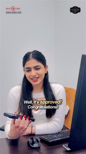 Ovation Immigration Services on Instagram: "Another Approval in the list ✨ We called our client Amanpreet Kaur to share the good news that her study permit extension has been approved 🎉 She trusted Ovation Immigration with her case, even when some people around her advised her not to apply at this stage. She believed in the process, stayed patient, and today she’s smiling with relief and happiness after getting a positive result💯. Her journey is a reminder that the right guidance and timely de