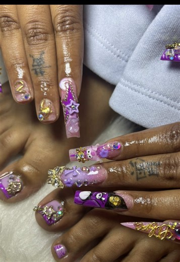 Creative Halloween Birthday Nail Art Ideas