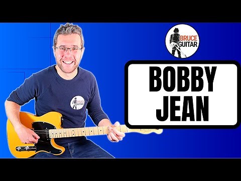 Bruce Springsteen - Bobby Jean guitar lesson