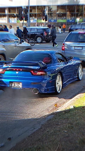 Blue Mazda RX-7: A Stunning JDM Rotary Sports Car