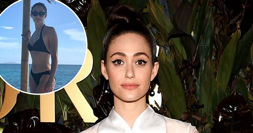 She’s Not Shameless! ‘Angelyne’ Star Emmy Rossum’s Hottest Bikini Looks Show She’s a Swimwear Star