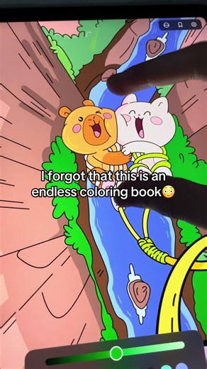 The best coloring book🫶 app: Infini #endlesscoloringbook #endlesscoloring #coloring
