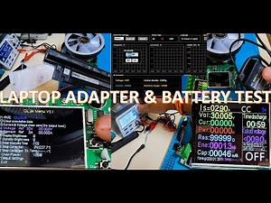 Laptop Adapter & Battery Test by ATORCH DL24P Electronic Load Tester