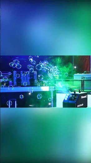 Bubbles + Lights? BeamZ B300LED Bubble Machine - Demo & Features #shorts