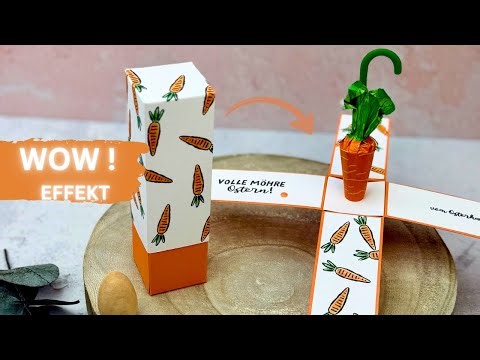 Make a last-minute Easter gift – WOW packaging with a surprise inside! (easy & quick)