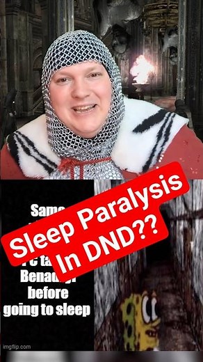 DND Memes #Shorts - Paralysis Demon #tylenol #paralysis #demon #sleep #nap #dnd #dndmemes #dndfunny