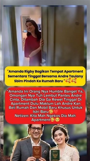 Amanda Rigby and Andre Taulany's wedding #artist #shorts