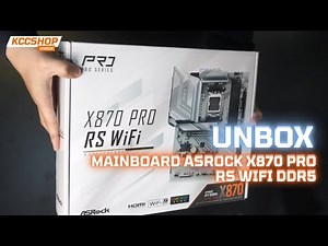 📦 Unboxing ASRock X870 Pro RS WiFi DDR5 – Powerful AM5 Motherboard with DDR5 & Wi-Fi 7! 🚀🖥️