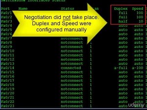 23. Switch Interface Configuration