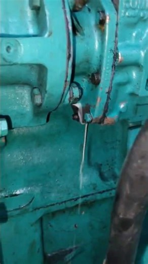 PT pump packing leakage of Kta19 engine #cummins #generator