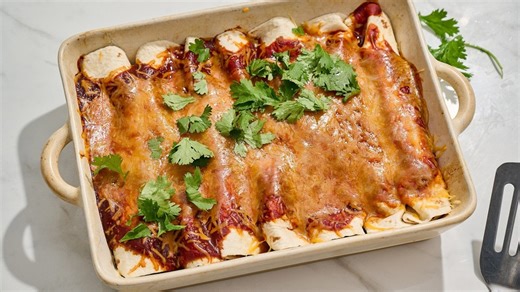 Roasted veggie enchiladas recipe