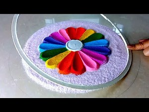 Easy Rangoli Design for Diwali 2025 | Simple & Colorful Diwali Rangoli for Beginners | dipawali