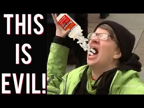 Pregnant liberal women taking the "Tylenol Challenge" on TikTok! HURTING their babies to own TRUMP!