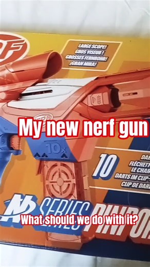 new nerf gun 🔫🔫😃