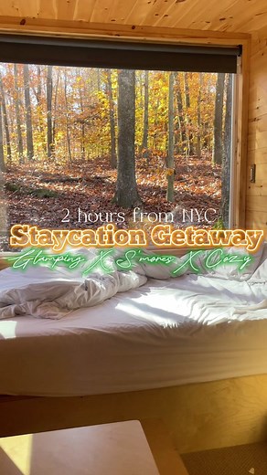 Escaping to @getawayhouse was pure magic! 🌲✨ It’s like camping, but with a glamorous twist, making it the ultimate glamping experience. The tiny cabin nestled in the woods was a dream come true, with its big open windows framing breathtaking views of nature. 🧘🏽‍♀️It’s amazing how being surrounded by such beauty can make you feel so connected with yourself and the world. Whether you’re seeking a peaceful staycation or an adventurous getaway, this place has it all. I had the best time with a gr