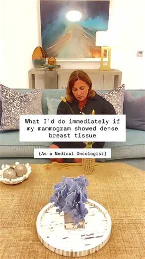 Dense breast tissue showed up on your mammogram. Your doctor mentioned it briefly, maybe handed you a pamphlet, and you left confused about what it actually means 🌸 As a medical oncologist with 25 years of experience, here's what I want you to understand immediately. What dense breast tissue means: 🌺 About 40% of women have dense breasts. It's common, not abnormal 🌷 Dense tissue makes mammograms harder to read because both tumors and dense tissue appear white 🌹 Women with dense breasts have 