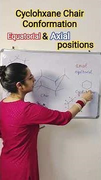 Axial and Equatorial positions | Chair Conformation | Cyclohexane | Organic Chemistry Class 11