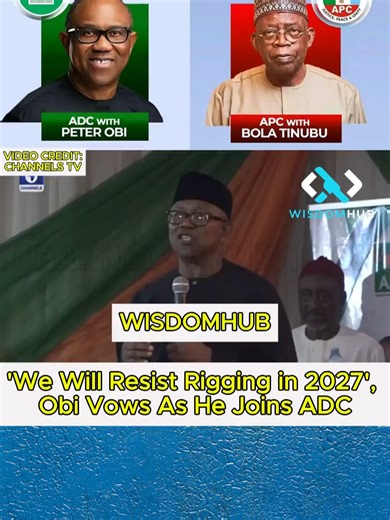 Obi Vows to Resist Rigging in 2027