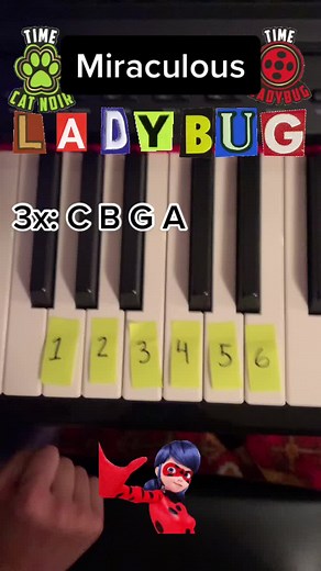 Miraculous Ladybug Theme Song Piano Duet by Adrien 🎹