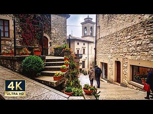 San Marino 4K City and Towers Walking Tour 2025