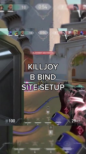 B BIND SETUP IS UP!!! #valorant #killjoy #immortal #lineup #setup #valoranttips #bind #fyp