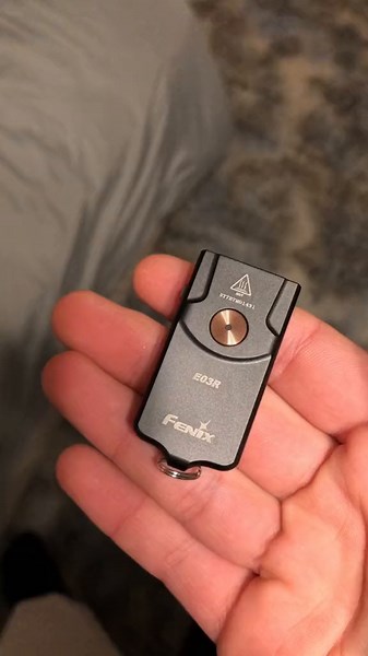 Fenix E03R. The best keychain flashlight on the market. Full metal, really bright. #fyp #ledlights #led #flashlight #keychain #fenix