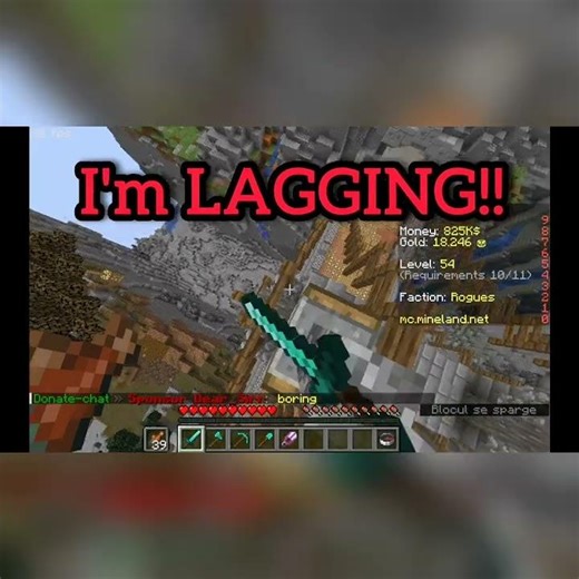 Lagging in Minecraft GULAG!