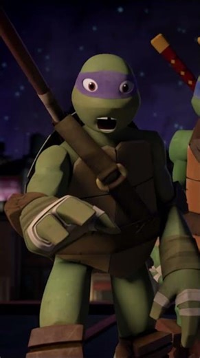 TMNT | Kura-kura dan Kucing menjadi SAHABAT!! 🐢🐱 #Shorts