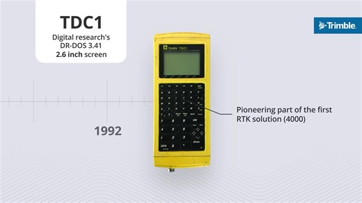From 1990s classics to modern day super machines, 30 years of innovation in the palm of your hand. Take a trip through time and see how the rugged, reliable Trimble data collectors have evolved.