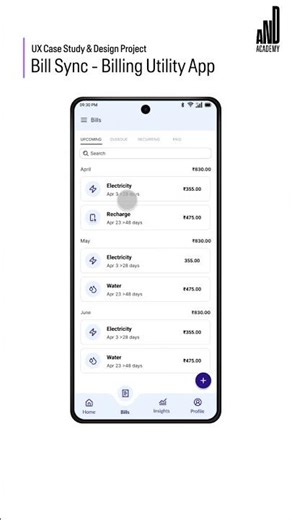 UI UX App Design Case Study | AND Academy