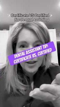 How to become a certified dental assistant. #dentalassistant #dentaltips #dentalassisting