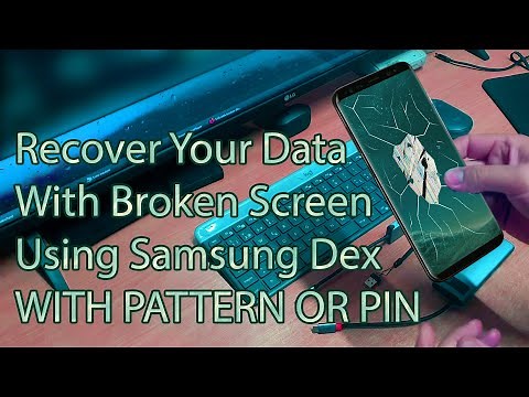 Recover Your Data With Broken Screen Using Samsung Dex With PIN OR PATTERN (S Line, Note or Fold 3)