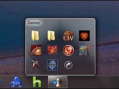Windows 7/XP/Vista - TaskBar Customization - 7stacks