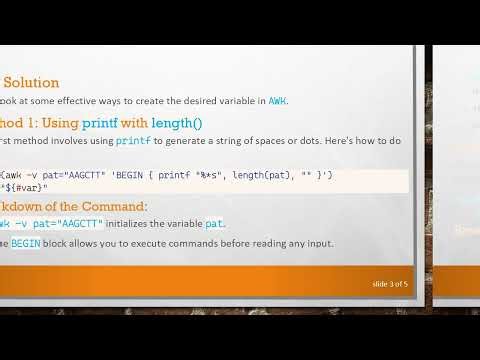 How to Create a Variable of Repeated Characters Based on Another Variable's Length in AWK
