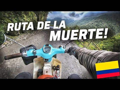 I'M TRAVELING DOWN COLOMBIA'S MOST DANGEROUS ROAD 😱 | DEATH TRAMPOLINE 🇨🇴
