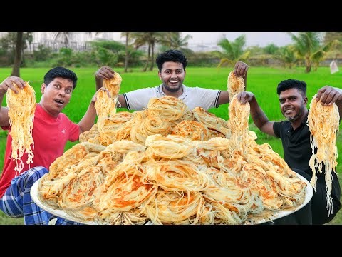 NOOL PAROTTA | Soft Layered Nool Paratha Recipe | Home Made Lacha Paratha Recipe