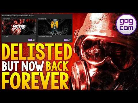 GREAT DELISTED PC Games Are BACK FOREVER On GOG!