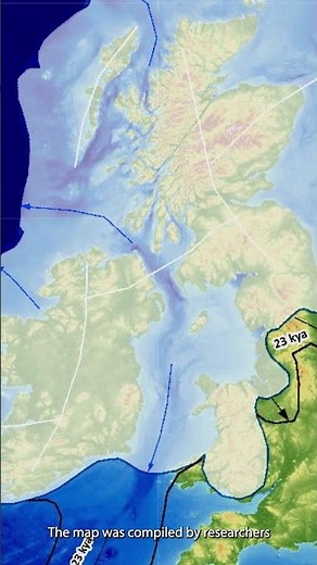 What Did Britain and Ireland Look Like During the Ice Age? #shorts #britain #ireland #iceage