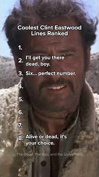 Iconic Clint Eastwood Lines Ranked ✅