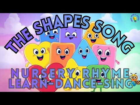 Shapes Song for Kids 🎵 Learn Shapes; Circle, Square, Triangle & More! Nursery Rhymes