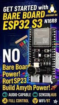 ESP32-S3 WROOM-1 N16R8 🚀 Getting Started Guide | Upload Code with Arduino IDE | Beginner Tutorial