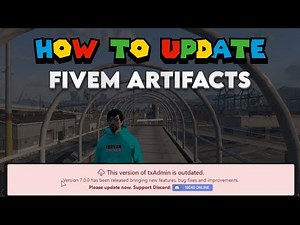 HOW TO UPDATE FIVEM ARTIFACTS EASY | FiveM Roleplay Scripts | FiveM Tutorial 2024 | MJ DEVELOPMENT
